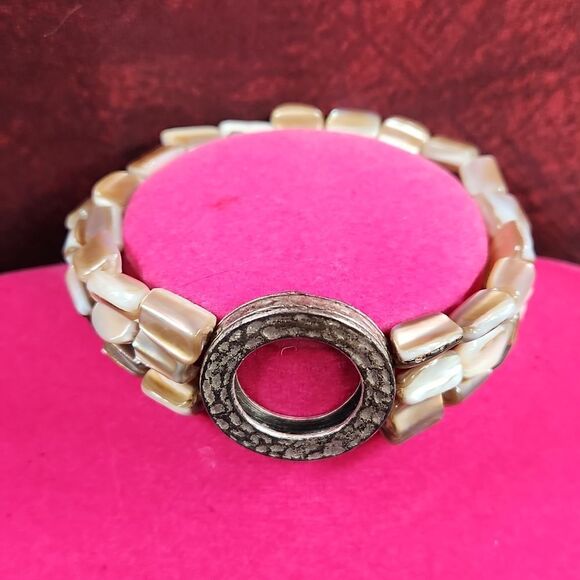 🩵Premier "Sandstone" Multistrand Beaded Bracelet - Picture 7 of 12